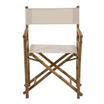 Paris Prix Fauteuil Pliable Design "Régisseur" 88cm Naturel