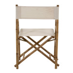 Paris Prix Fauteuil Pliable Design "Régisseur" 88cm Naturel