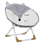 paris prix Fauteuil Pliable Enfant "Renard" 51cm Gris