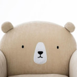 Paris Prix Fauteuil Pour Enfants "Oreilles D'Ours" 43cm Beige