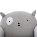 Paris Prix Fauteuil Pour Enfants "Oreilles De Chat" 43cm Gris