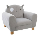 paris prix Fauteuil pour Enfants "Oreilles de Chat" 43cm Gris
