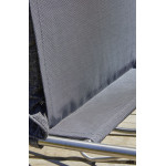 Paris Prix Fauteuil Rocking Chair De Jardin "Caprera" 120cm Gris