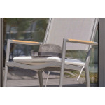 Paris Prix Fauteuil Rocking Chair De Jardin "Honfleur" 95cm Gris Anthracite
