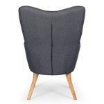 Paris Prix Fauteuil Scandinave "Aimee" 67cm Gris Foncé