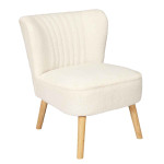 paris prix Fauteuil Scandinave Design "Erika" 72cm Blanc