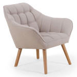 paris prix Fauteuil Scandinave Matelassé "Taon" 83cm Beige