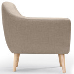 Paris Prix Fauteuil Scandinave Tissu "Lopy" 78cm Beige