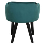 Paris Prix Fauteuil Scandinave Velours "Scanda" 70cm Vert