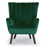 Paris Prix Fauteuil Scandinave Velours "Velvet" 94cm Vert