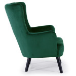 Paris Prix Fauteuil Scandinave Velours "Velvet" 94cm Vert