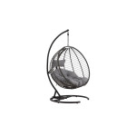 Paris Prix Fauteuil Suspendu "Bacolod" 205cm Noir & Gris