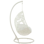 Paris Prix Fauteuil Suspendu & Coussin "Bula" 197cm Blanc