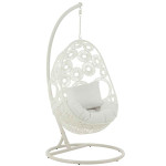 paris prix Fauteuil Suspendu & Coussin "Bula" 197cm Blanc