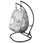 Paris Prix Fauteuil Suspendu Double "Viga" 196cm Gris