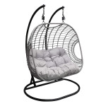 paris prix Fauteuil Suspendu Double "Viga" 196cm Gris