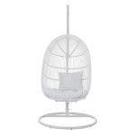 Paris Prix Fauteuil Suspendu Ovale "Aciera" 193cm Blanc