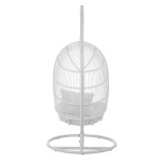 Paris Prix Fauteuil Suspendu Ovale "Aciera" 193cm Blanc