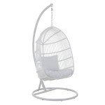 paris prix Fauteuil Suspendu Ovale "Aciera" 193cm Blanc