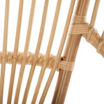 Paris Prix Fauteuil Vintage En Osier "Agathe" 86cm Naturel