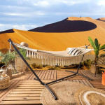 Paris Prix Hamac Avec Franges "Sumatra" 90x285cm Beige