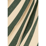 Paris Prix Hamac En Tissu "Grandes Rayures" 200cm Vert Foncé