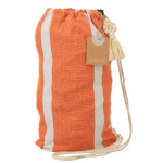 Paris Prix Hamac En Tissu "Petites Rayures" 200cm Orange
