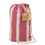 Paris Prix Hamac En Tissu "Petites Rayures" 200cm Rose