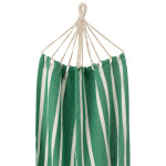 Paris Prix Hamac En Tissu "Petites Rayures" 200cm Vert Foncé