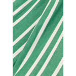 Paris Prix Hamac En Tissu "Petites Rayures" 200cm Vert Foncé