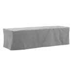 Paris Prix Housse De Protection Banc "Klas" 180cm Gris