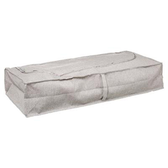 Paris Prix Housse De Rangement "Dessous De Lit" 100cm Beige