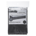 Paris Prix Housse De Rangement "Dressing" 45x100cm Gris Foncé