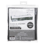 Paris Prix Housse De Rangement Lit Pliable "Order" 100cm Noir