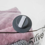 Paris Prix Housse De Rangement Sous Vide Bas "Press" 60cm Gris