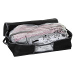 Paris Prix Housse De Rangement Sous Vide "Liseret" 60cm Noir