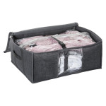 Paris Prix Housse De Rangement Sous Vide "Press" 60cm Gris