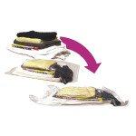 Paris Prix Housse De Rangement "Vide D'Air" 50x70cm Transparent