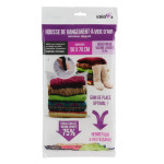 Paris Prix Housse De Rangement "Vide D'Air" 50x70cm Transparent