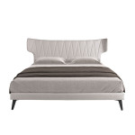 Paris Prix Lit Adulte Avec Sommier "Glen" 180x200cm Gris Clair