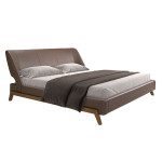 Paris Prix Lit Adulte Avec Sommier "Nettie" 180x200cm Marron
