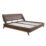 paris prix Lit Adulte Avec Sommier "Nettie" 180x200cm Marron