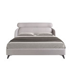 Paris Prix Lit Adulte Avec Sommier "Rich" 180x200cm Gris Clair