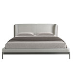 Paris Prix Lit Adulte Avec Sommier "Roderick" 180x200cm Gris