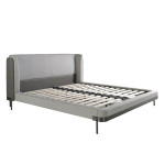 paris prix Lit Adulte Avec Sommier "Roderick" 180x200cm Gris