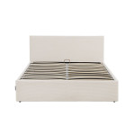Paris Prix Lit Adulte Coffre Velours "Bonito" 140x190cm Beige