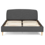 Paris Prix Lit Adulte Design "Dalinda" 160x200cm Noir