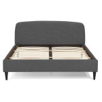 Paris Prix Lit Adulte Design "Dalinda" 160x200cm Noir