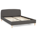 paris prix Lit Adulte Design "Dalinda" 160x200cm Noir