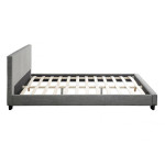 Paris Prix Lit Adulte Design "Mera" 140x190cm Gris Foncé